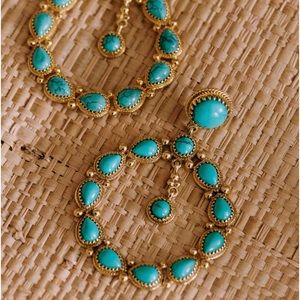 Sézane Taylor Earrings Turquoise